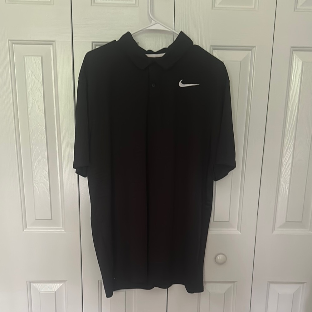 Nike Golf Black Polo Shirt Athletic Performance